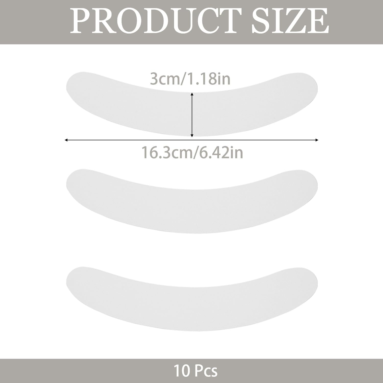 10 Pcs White Tab Collar For Shirt Men Women Dress Neck Liner Pad Insert Pad Protector