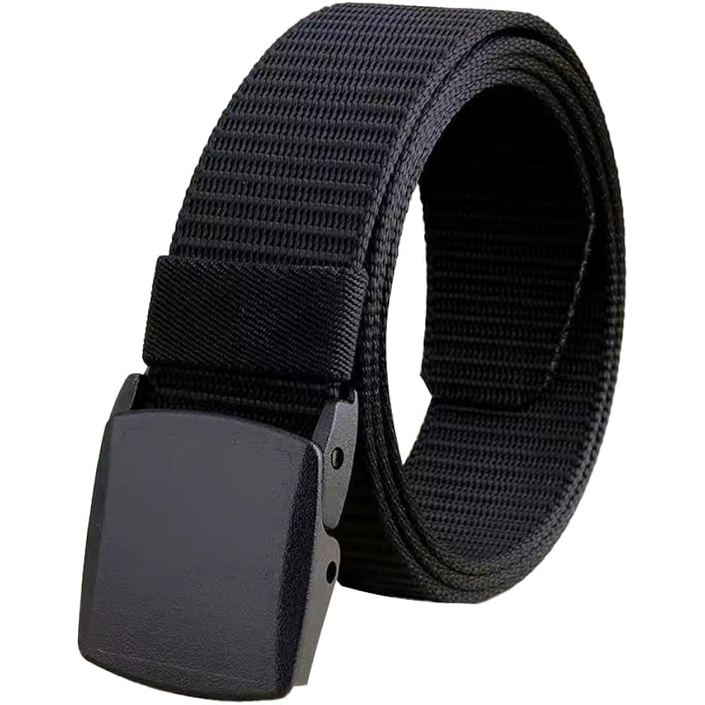 Men'S Nylon Casual Belt,Perfect For Students And Military Training, Multiple Colors Available