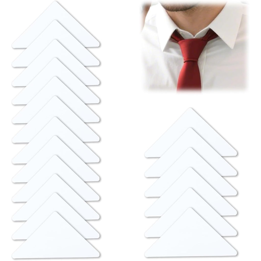 100 Pcs Collar Stays For Polo Shirts Collar Stays For Men'S Dress Shirts No Curl Polo Shirt Collar Stay Anti-Warping Edge Collar Stay Sticker Collar Support For Women And Men Any Shirt With Collar