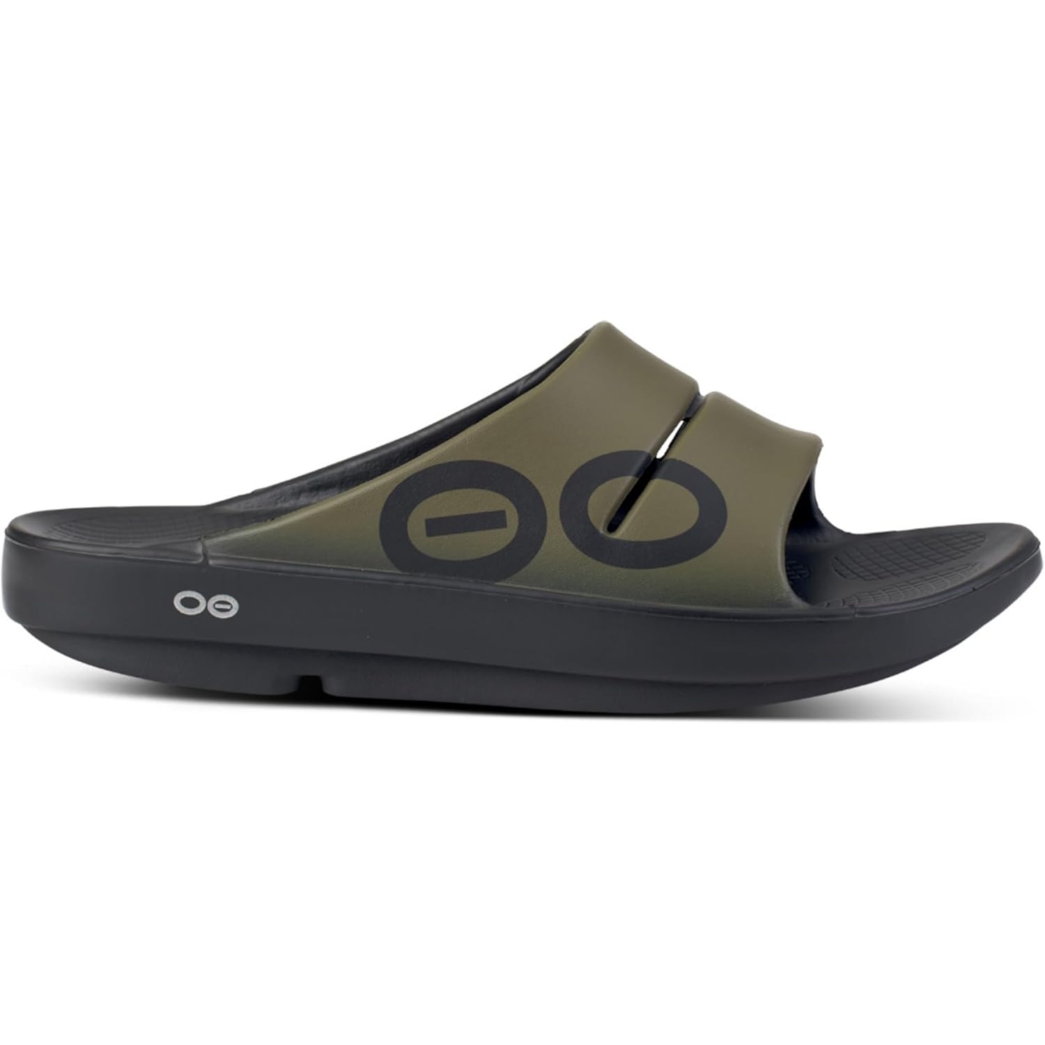 Oofos Ooahh Sport Recovery Slide, Tactical Green - Women’S Size 12, Men’S Size 10
