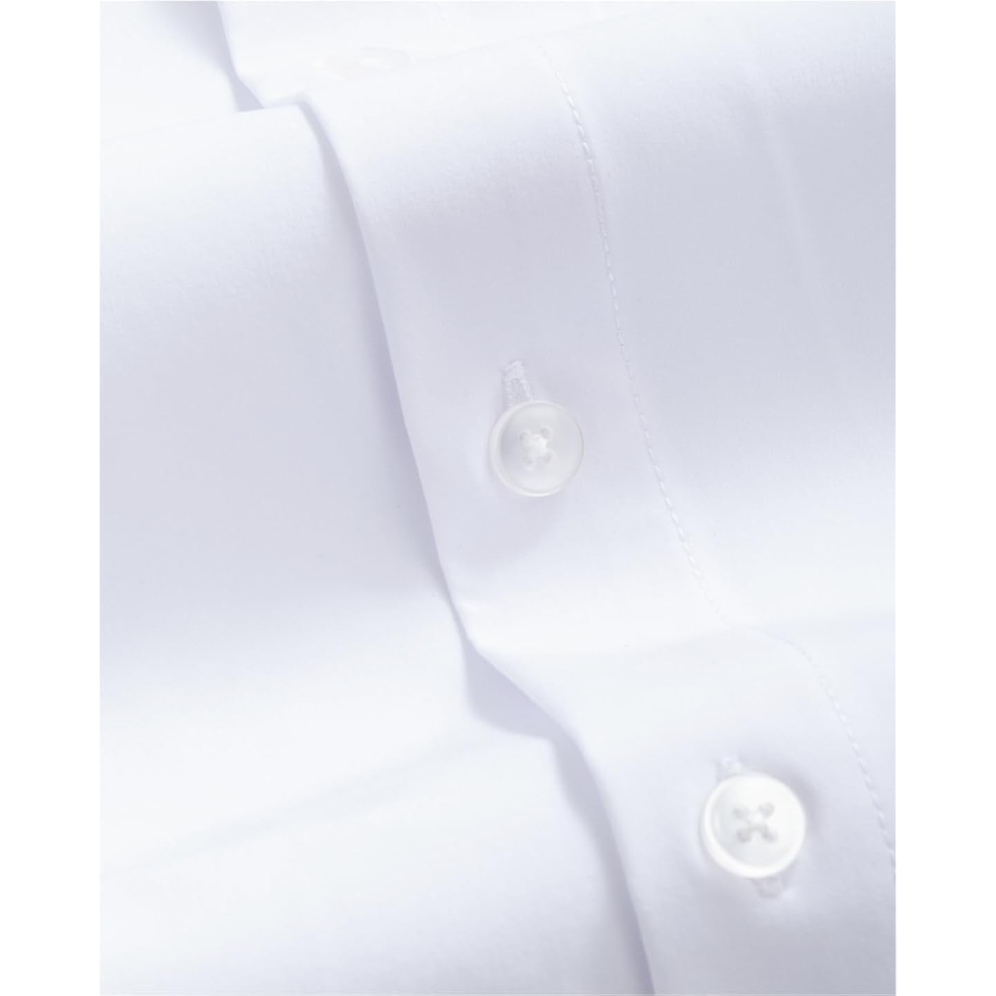 &Collar Range Shirt: Slim Fit/Athletic Fit Collared White Dress Shirt For Men, Wrinkle Free, Machine Washable, Long Sleeve