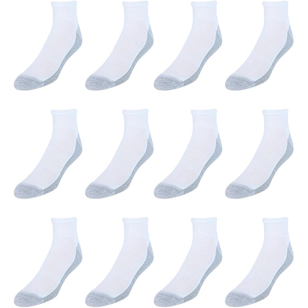 Hanes Mens Socks, X-Temp Cushioned Ankle Socks, 12-Pack