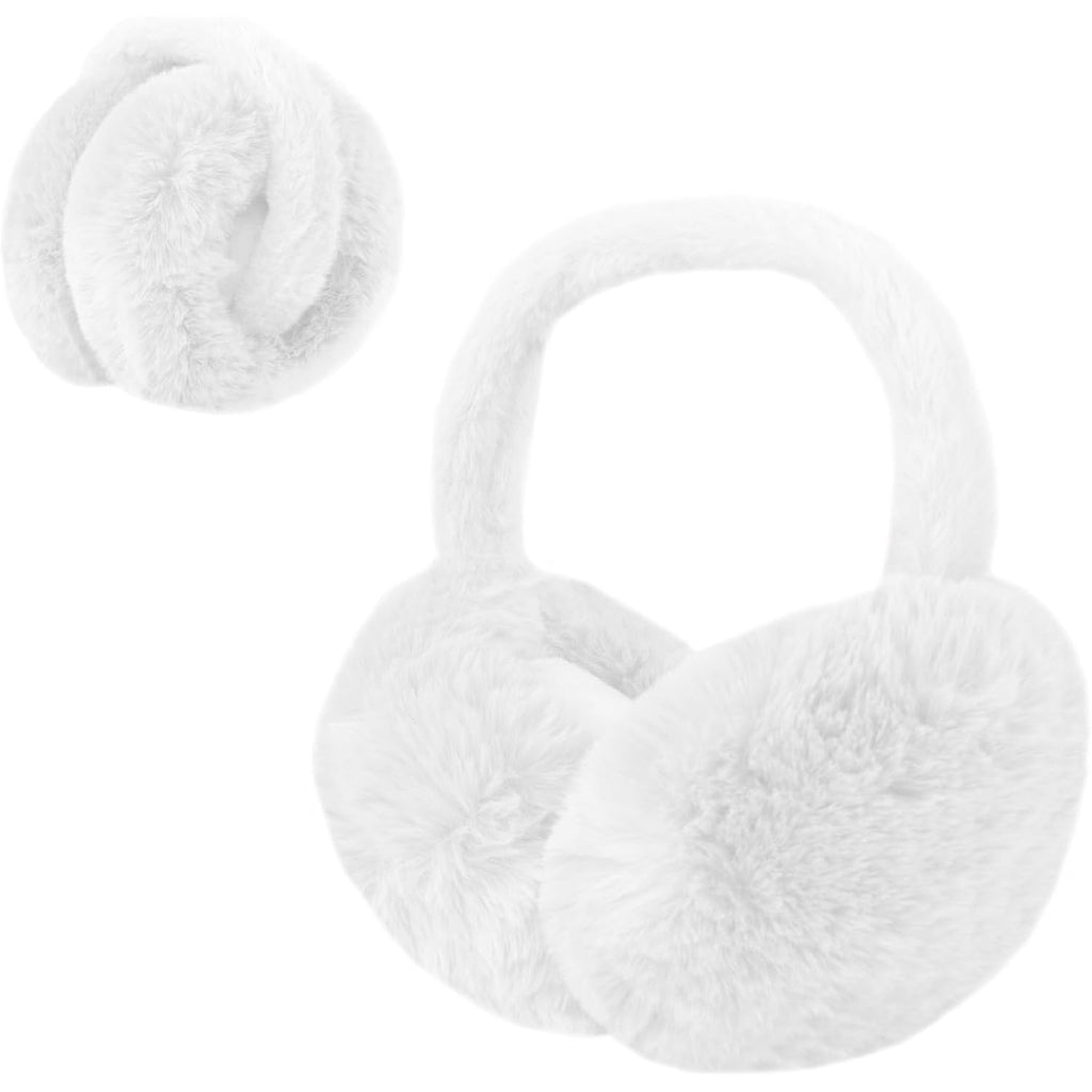 1 Pcs Headband Winter, Ear Muffs For Women & Men, Foldable Fluffy Earmuffs With Headband, Headband Winter