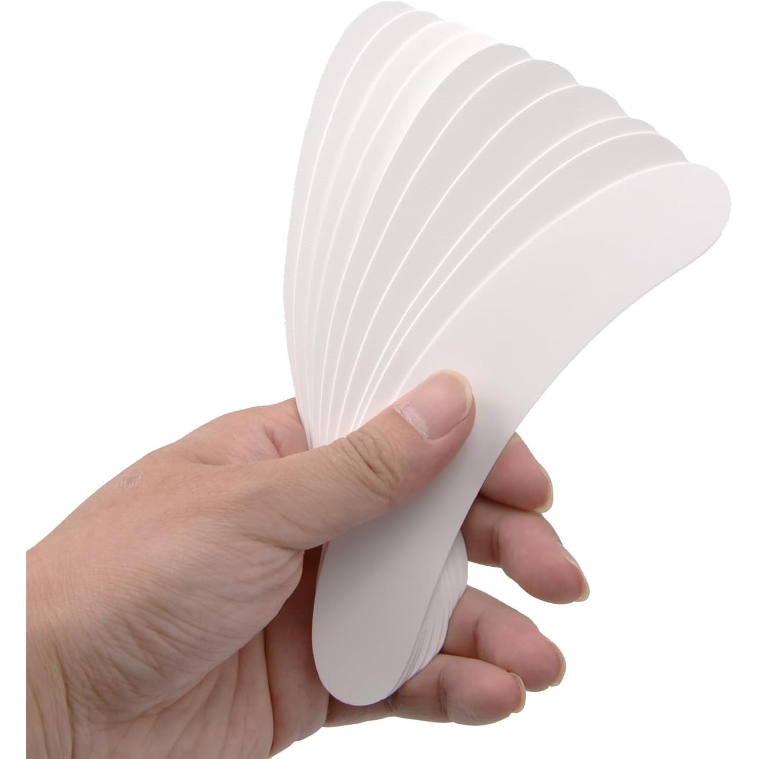 10 Pcs White Tab Collar For Shirt Men Women Dress Neck Liner Pad Insert Pad Protector