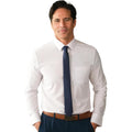 &Collar Range Shirt: Slim Fit/Athletic Fit Collared White Dress Shirt For Men, Wrinkle Free, Machine Washable, Long Sleeve