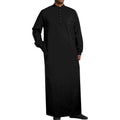 Yaohuole Muslim Thobe For Men Button Down Mens Caftans Big And Tall Mens Arab Thobe With Pocket