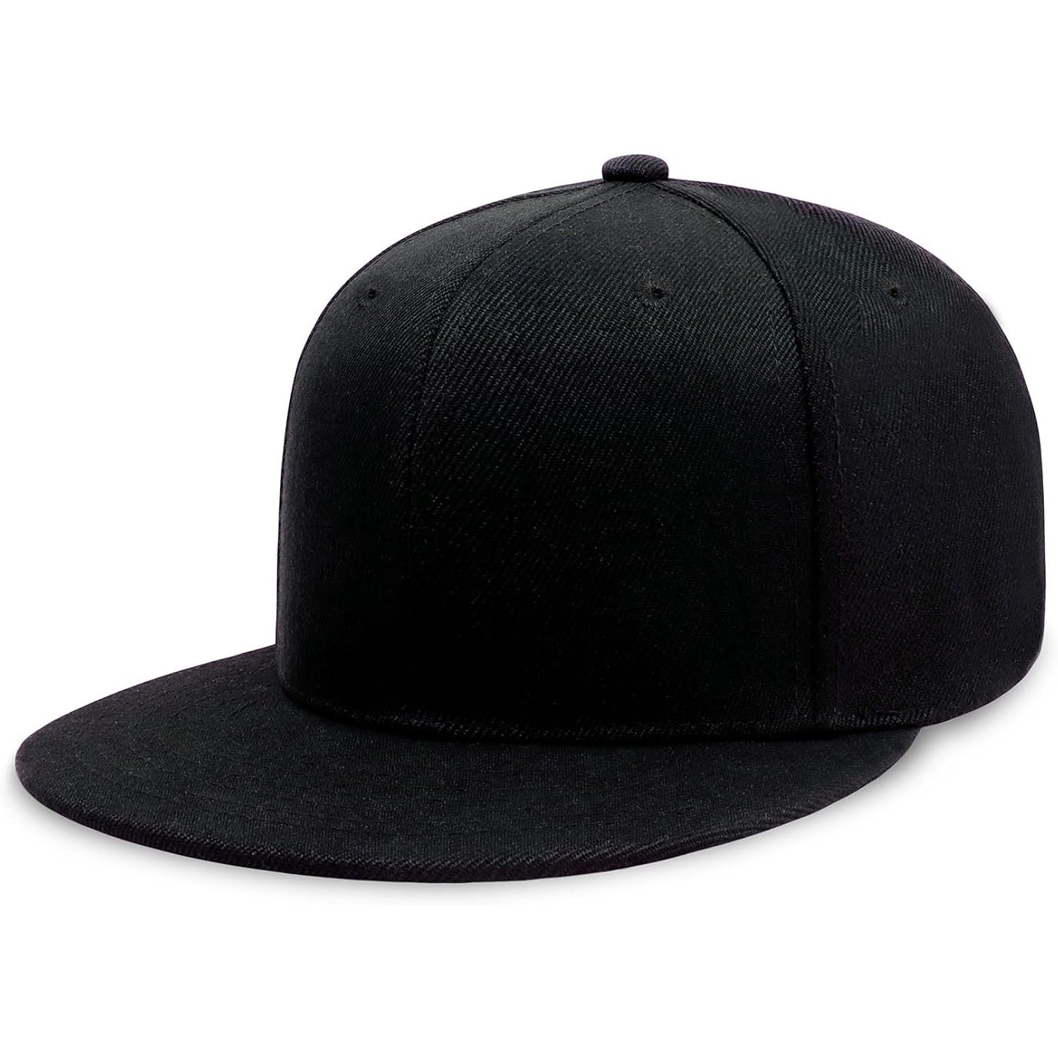 Chok.Lids Flat Bill Visor Classic Snapback Hat Blank Adjustable Brim High Top End Trendy Color Style Plain Tone Baseball Cap