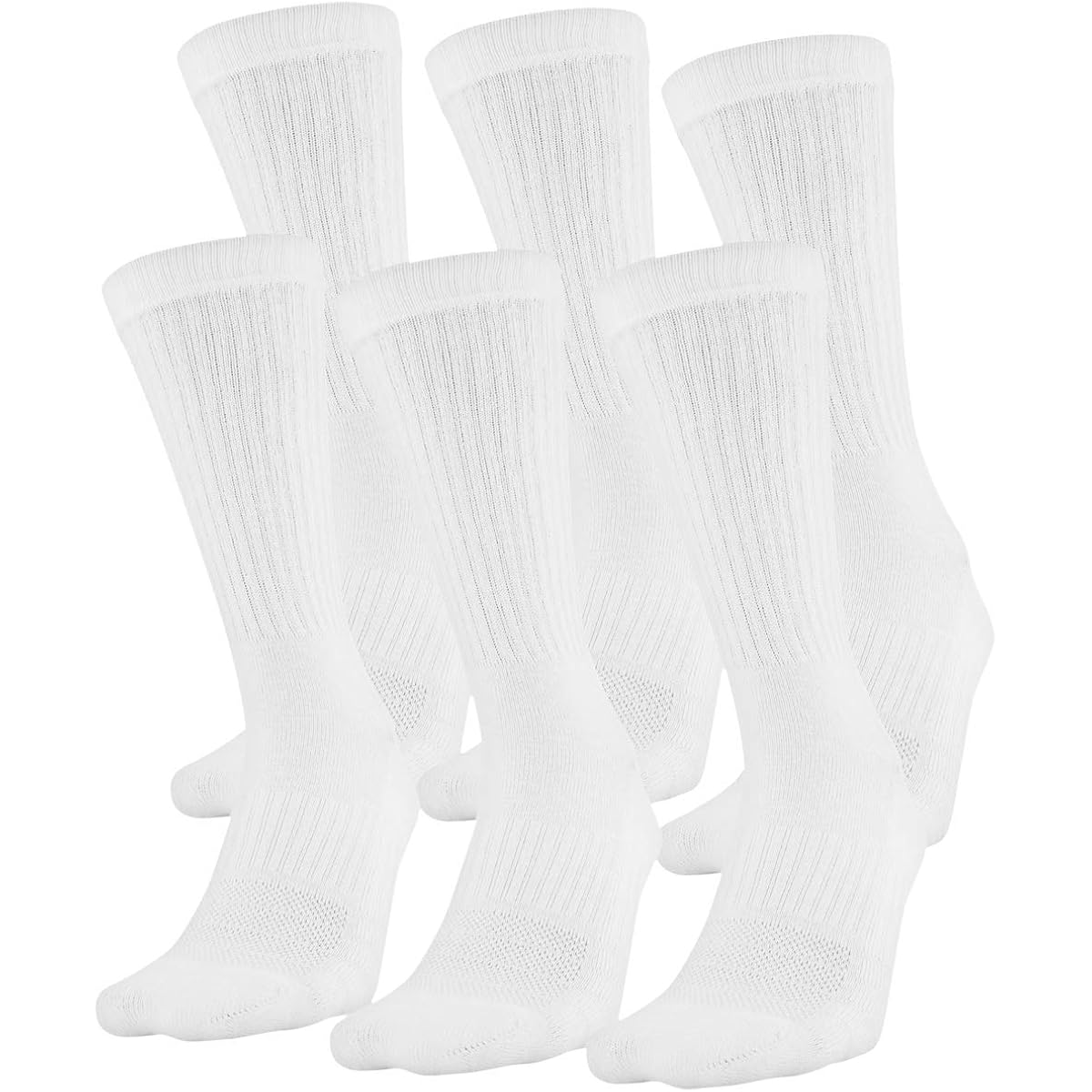 Under Armour Adult Training Cotton Crew Socks, Multipairs