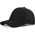 Voboom Men Quick Dry Baseball Cap Laser Cut Mesh Ball Curved Brim Snapback Hat