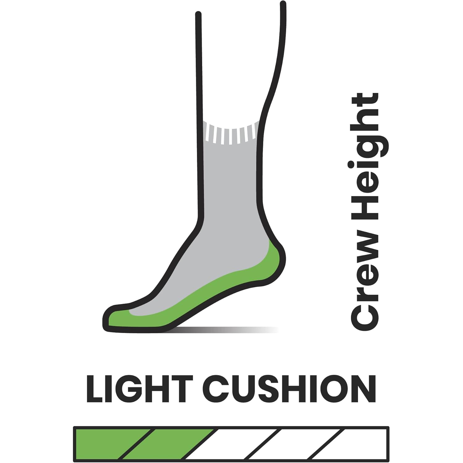 Smartwool Men'S Hike Light Cushion Crew Socks