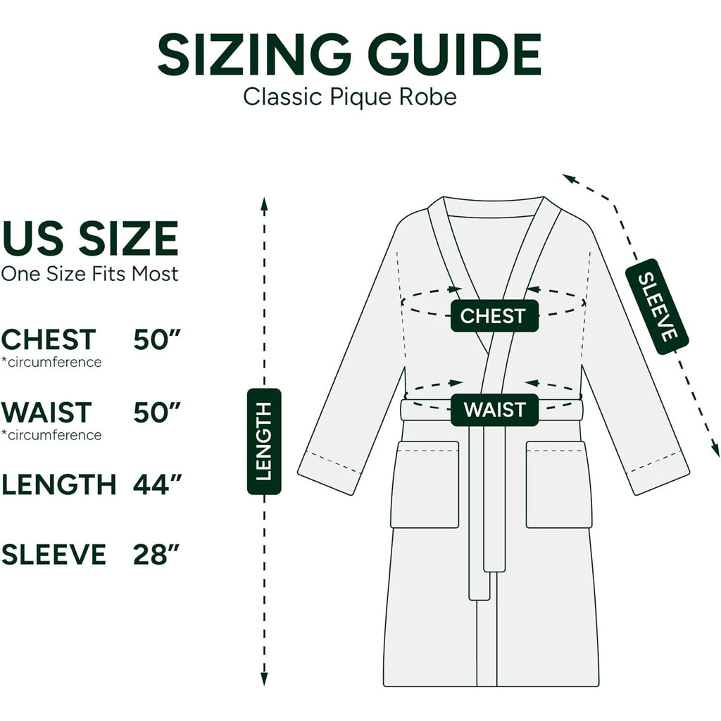Lacoste Classic Pique Bath Robe, 100% Soft Cotton Terry, Unisex Adult Bathrobe, Absorbent & Quick Drying, One Size Fits Most