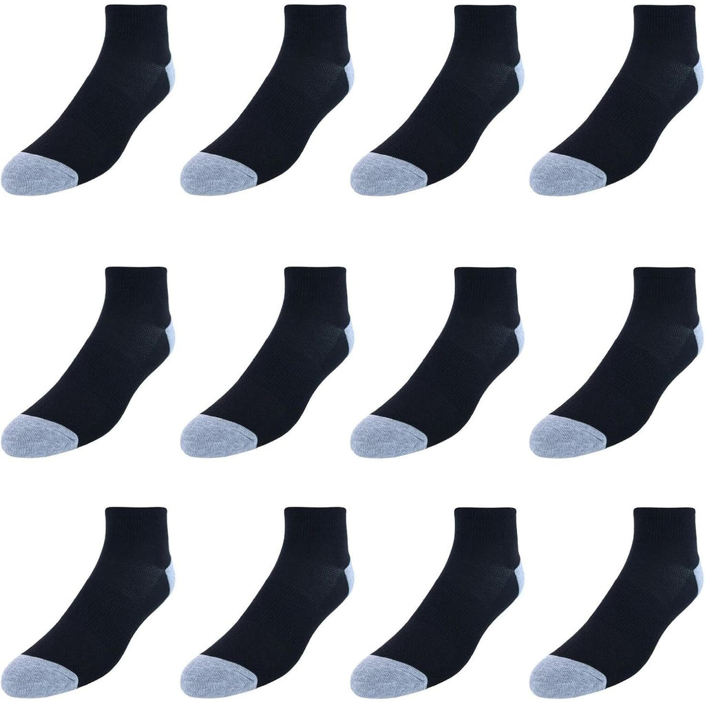 Hanes Mens Hanes Men'S Socks, X-Temp Lightweight Socks, Crew And Ankle, 12-Pack