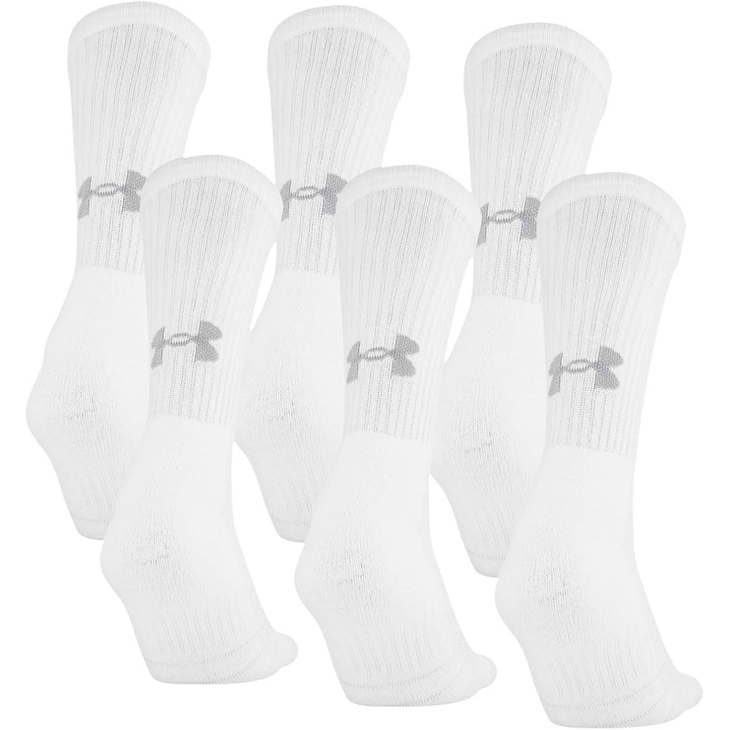 Under Armour Adult Training Cotton Crew Socks, Multipairs