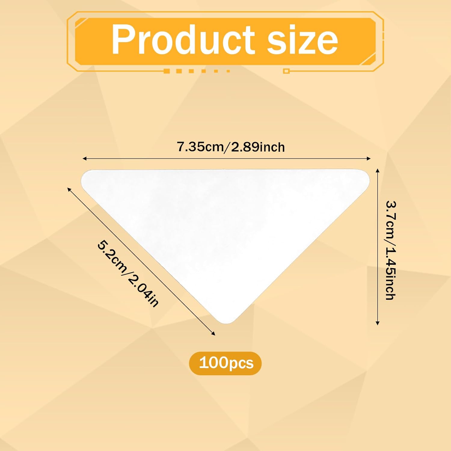 100 Pcs Collar Stays For Polo Shirts Collar Stays For Men'S Dress No Curls Collars Plastic Support Rack Sticker Triangles Collars Anti-Warping Edge Sticker For Shirt Women And Men