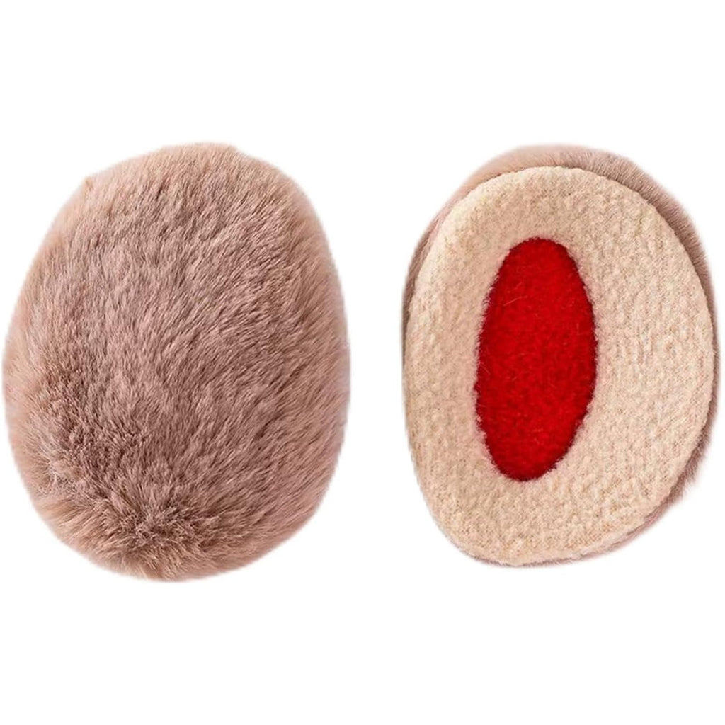 1 Pairs Bandless Ear Muffs For Winter, Plush Thick Winter Ear Covers, Ear Warmers For Women Men