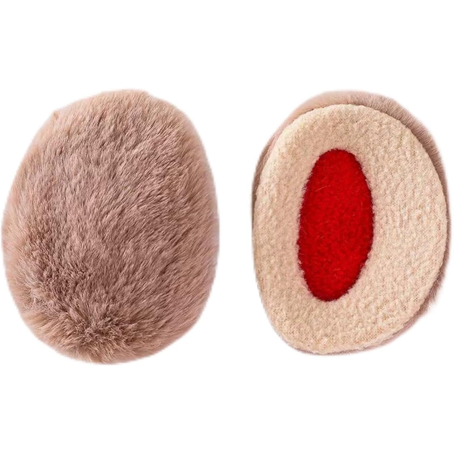 1 Pairs Bandless Ear Muffs For Winter, Plush Thick Winter Ear Covers, Ear Warmers For Women Men