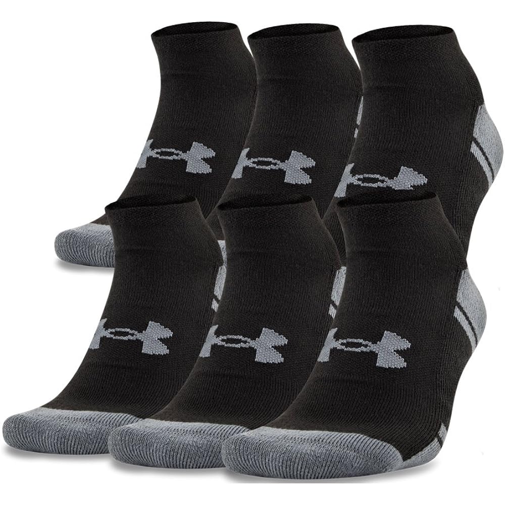 Under Armour Adult Resistor 3.0 No Show Socks, Multipairs