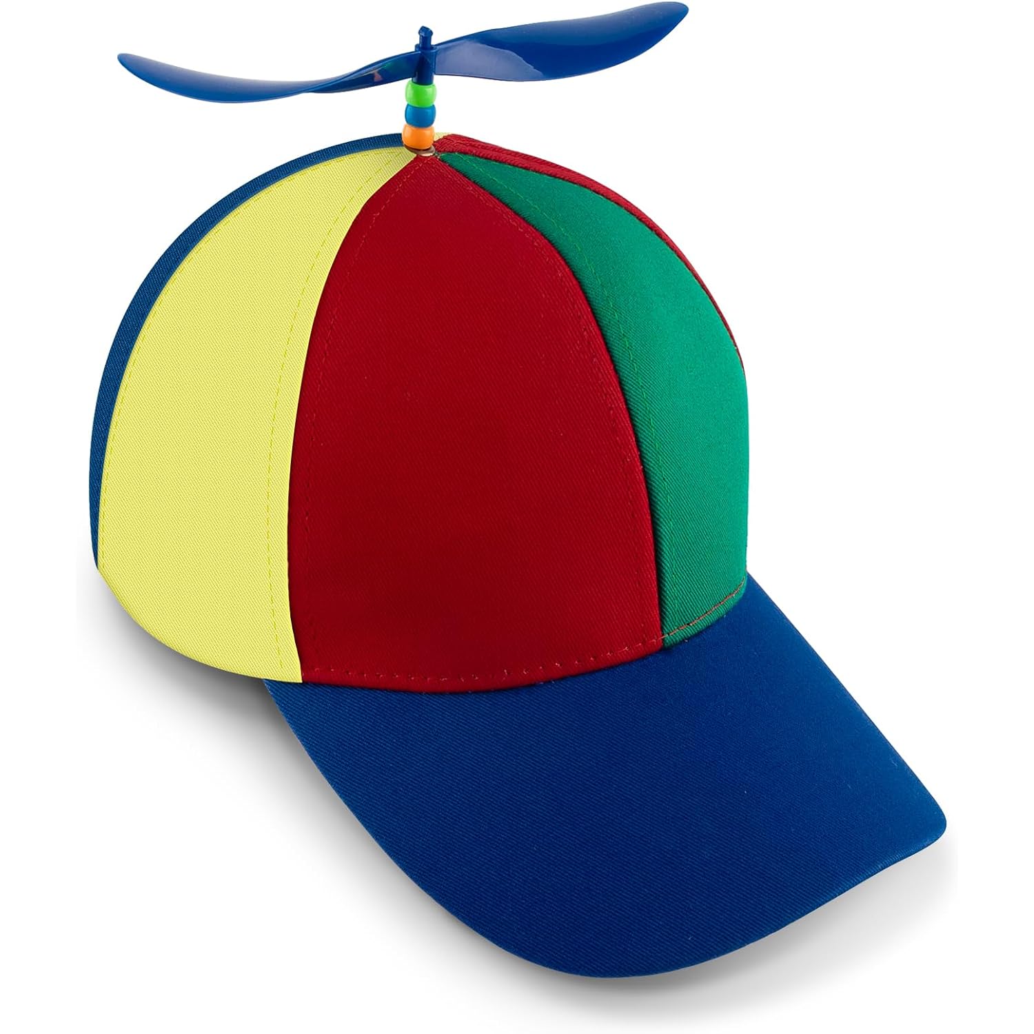 Auear, Detachable Adult Propeller Hat Baseball Cap Rainbow Top Hat Brightly Rainbow