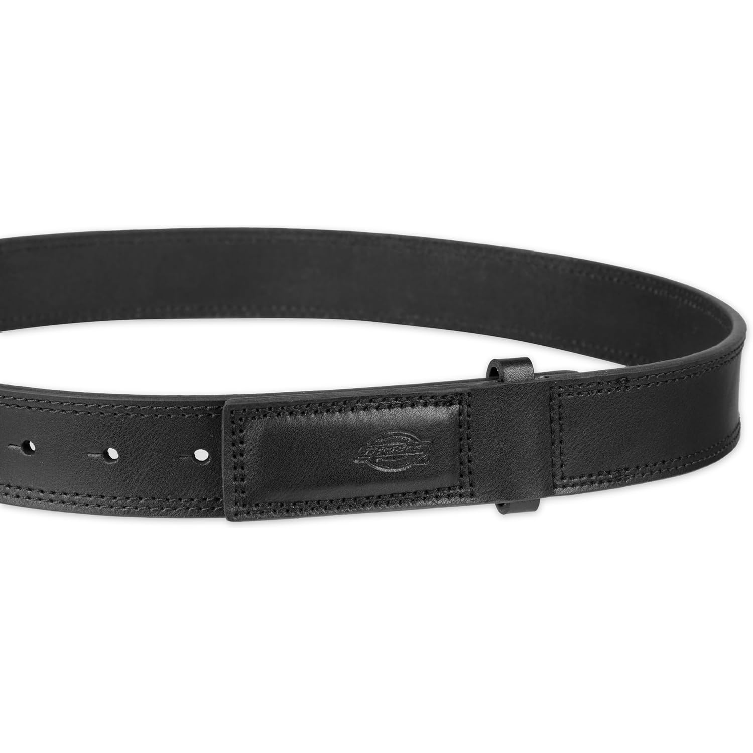 Dickies Men'S Leather Mechanic No-Scratch Work Belt - Buckleless, Snap-On Belt