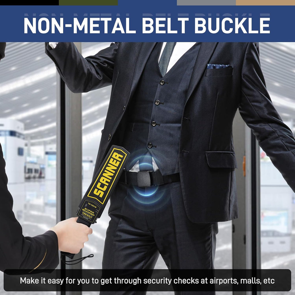 Tactical Men'S Nylon Belts,5 Pack Mens Belts Casual，Military Canvas Outdoor Metal-Free Belts