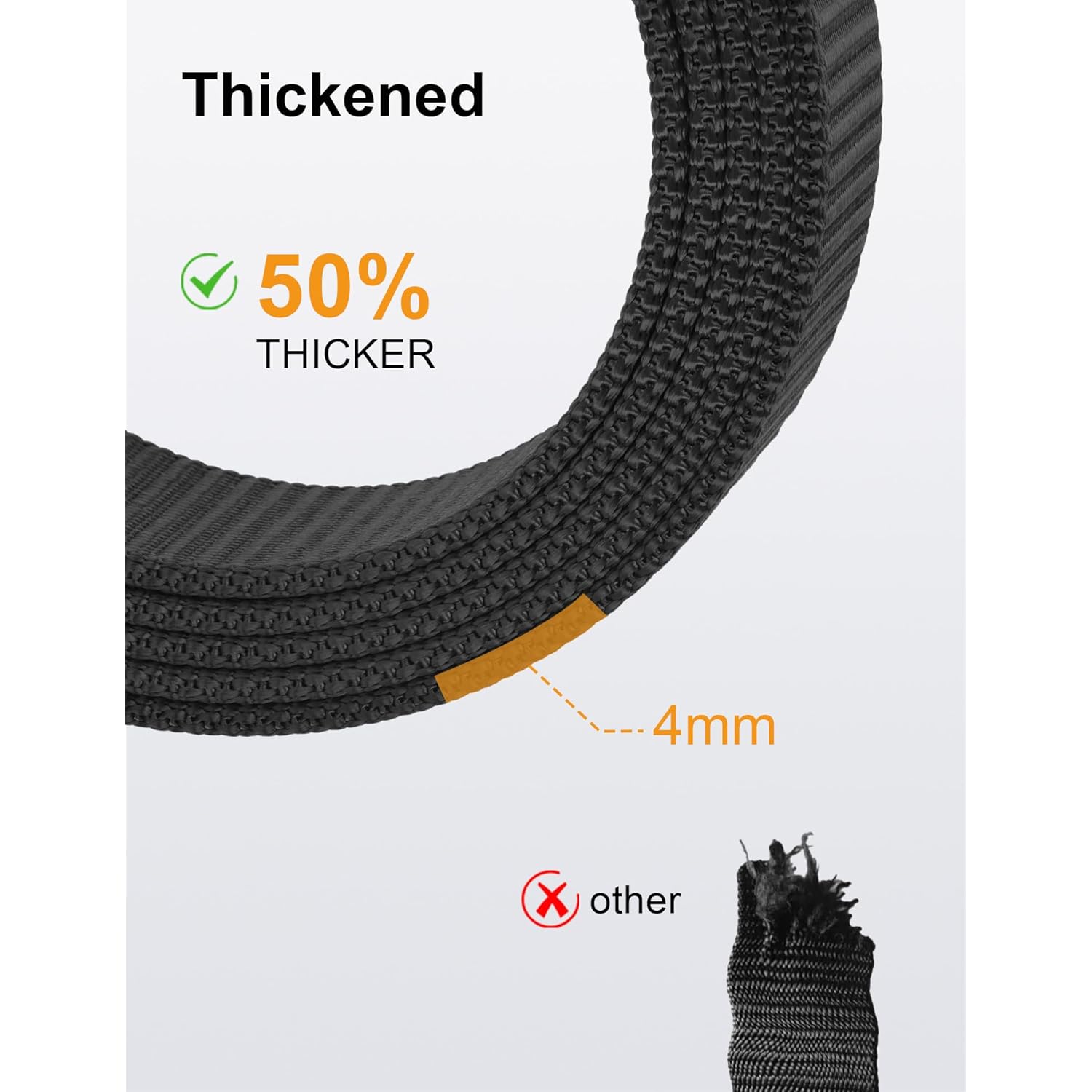 Jukmo Men'S 1.5" Nylon Ratchet Belt, Casual Web Click Belt With Slide Buckle For Jeans, No Holes Adjustable Trim To Fit