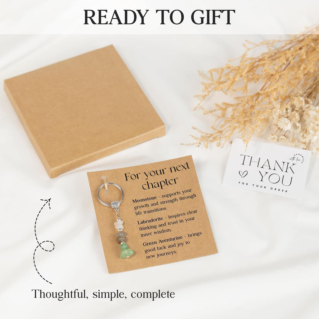 Keychain For Coworker, Teacher, Nurse, Friend, Senior, Retirement Gift For Woman, Sister, Farewell, Going Away, Promotion, New Job Key Chains, Valentines Day Self Care Gift Stocking Stuffers