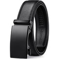 Bostanten Mens Belt Leather Ratchet Belt For Men Dress And Casual With Adjustable Buckle, Trim To Fit