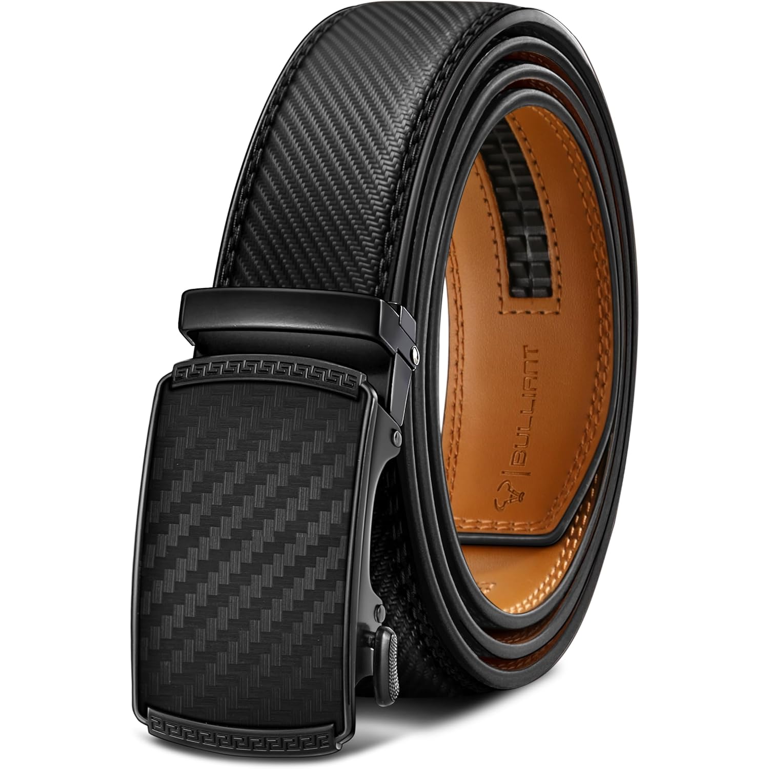 Bulliant Men'S Belt,Slide Ratchet Belt Adjsutable For Men Suit Casual Jeans Gift Boxed,Trim To Fit