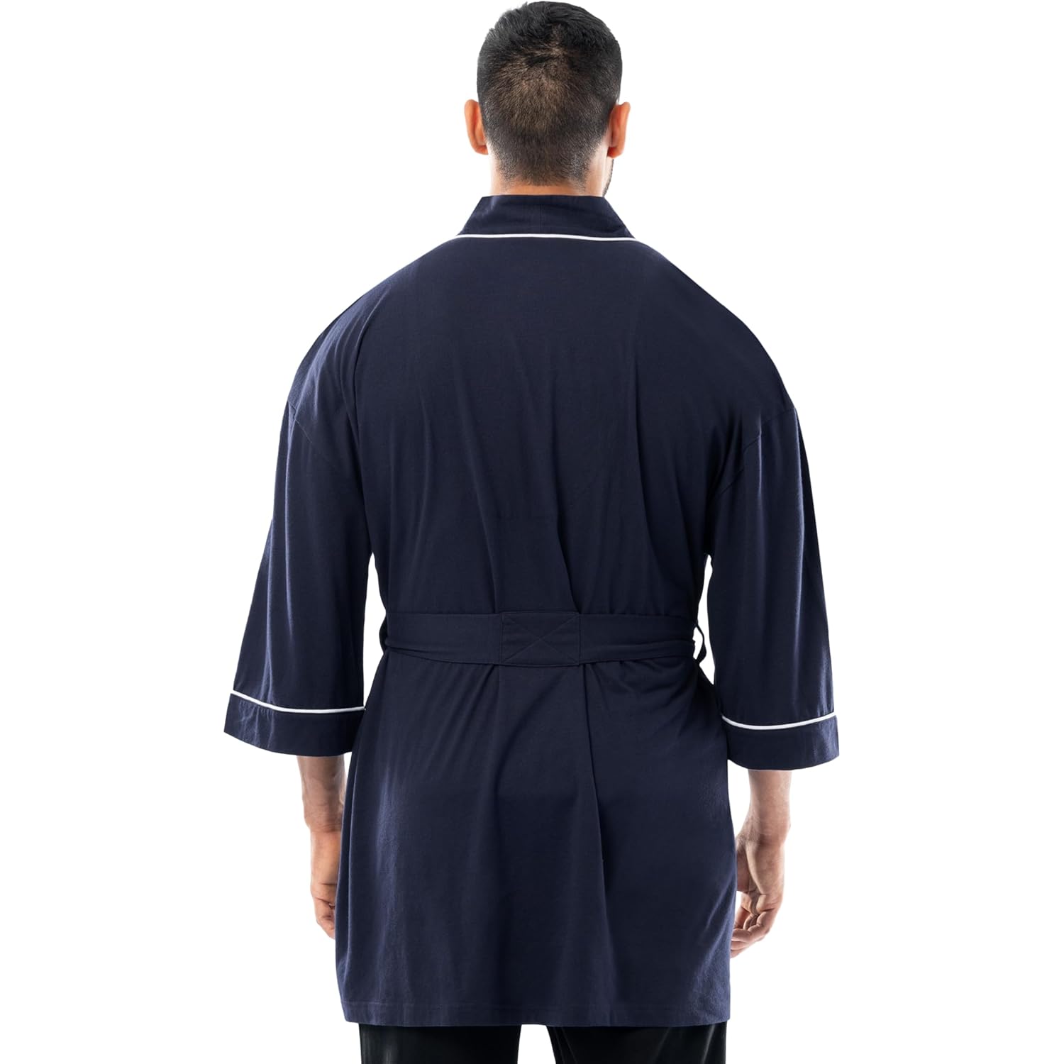 Fruit Of The Loom Men'S Jersey Knit Kimono Robe