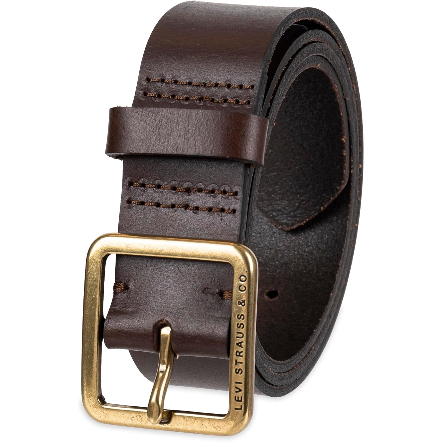 Levi's Womens Casual Leather Belt With Square Buckle
