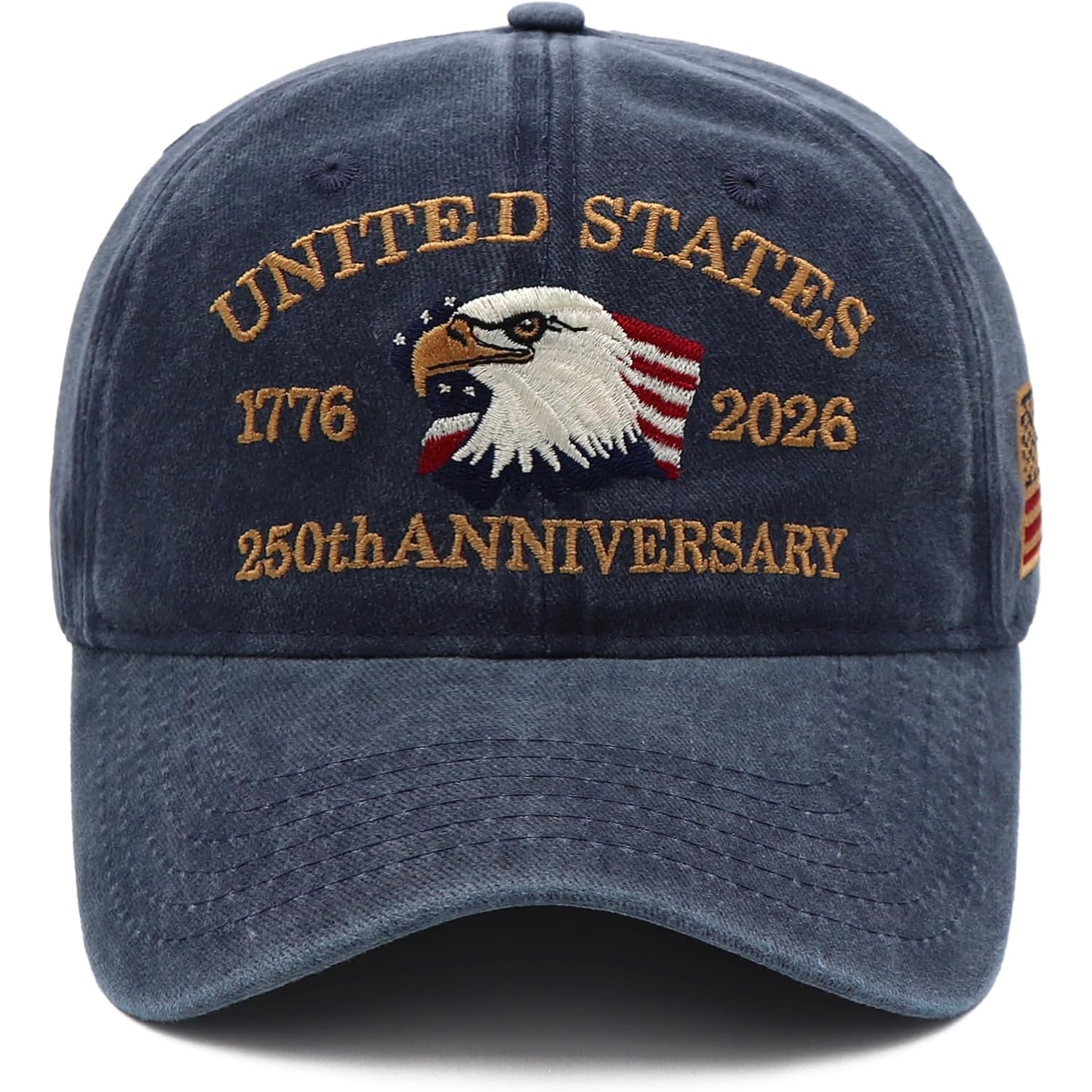 United States 250Th Anniversary Hat,1776-2026 Eagle Embroidery Patriotic Baseball Cap,250 Anniversary Usa Hat For Men Women