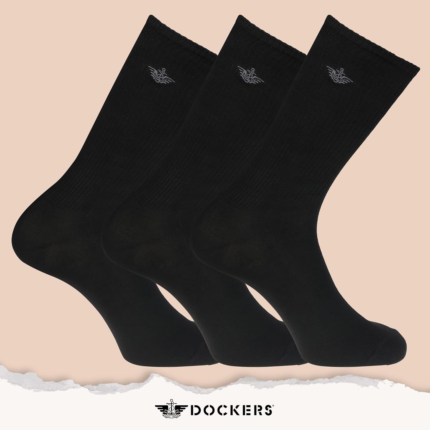 Dockers Men'S Performance Socks - 3-Pairs And 6-Pairs Athletic And Dress Crew Socks For Men