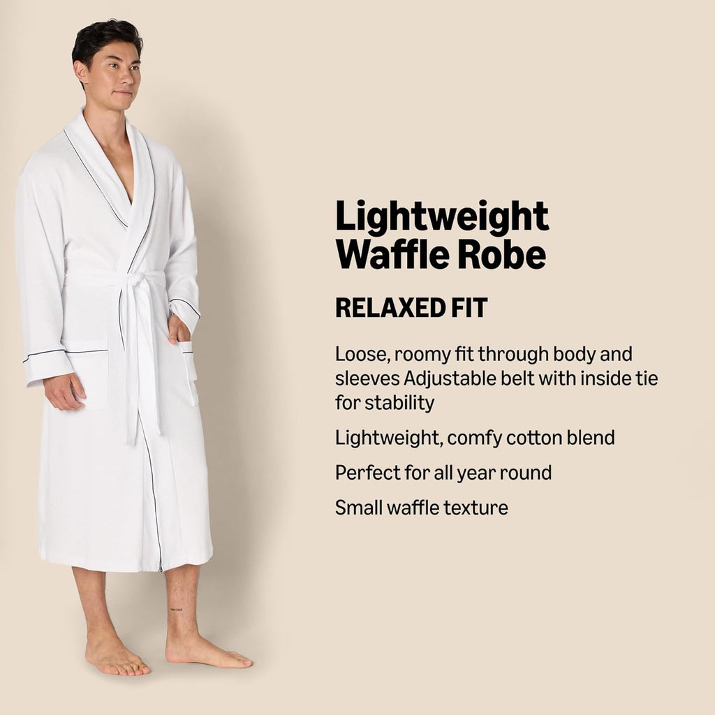 Amazon Essentials Men'S Lightweight Waffle