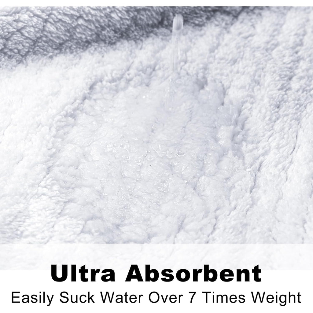 Men'S Shawl Collar Bathrobe, Soft Long Towel Robe For Men - Super Absorbent Quick Dry Yet Warm