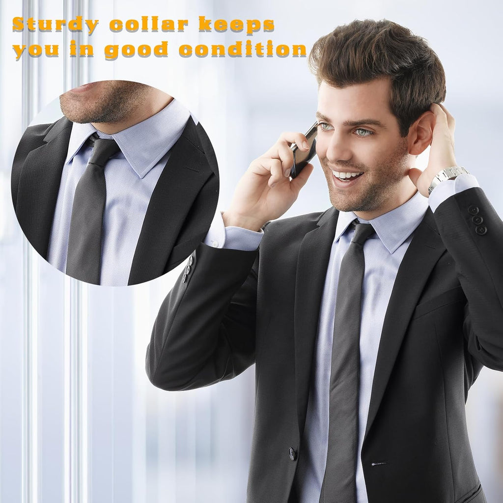 100 Pcs Collar Stays For Polo Shirts Collar Stays For Men'S Dress Shirts No Curl Polo Shirt Collar Stay Anti-Warping Edge Collar Stay Sticker Collar Support For Women And Men Any Shirt With Collar