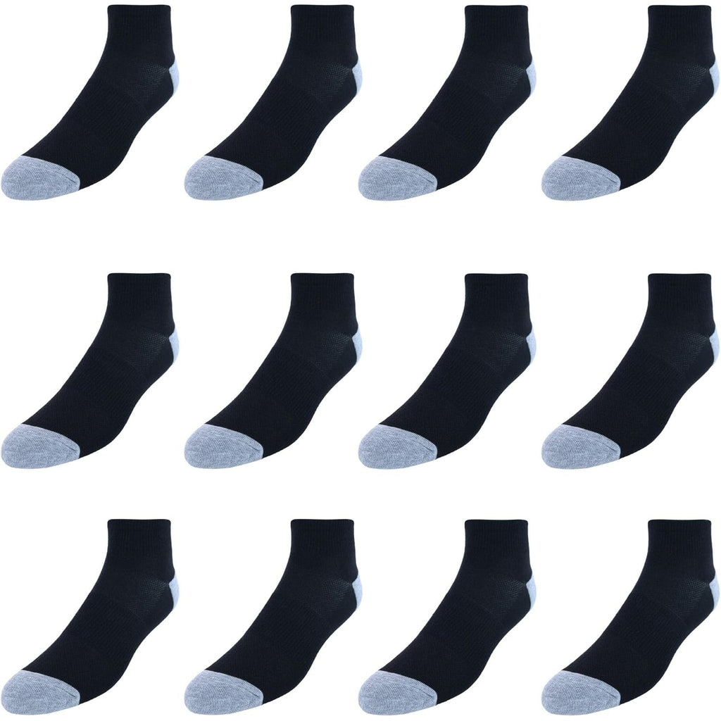 Hanes Mens Hanes Men'S Socks, X-Temp Lightweight Socks, Crew And Ankle, 12-Pack