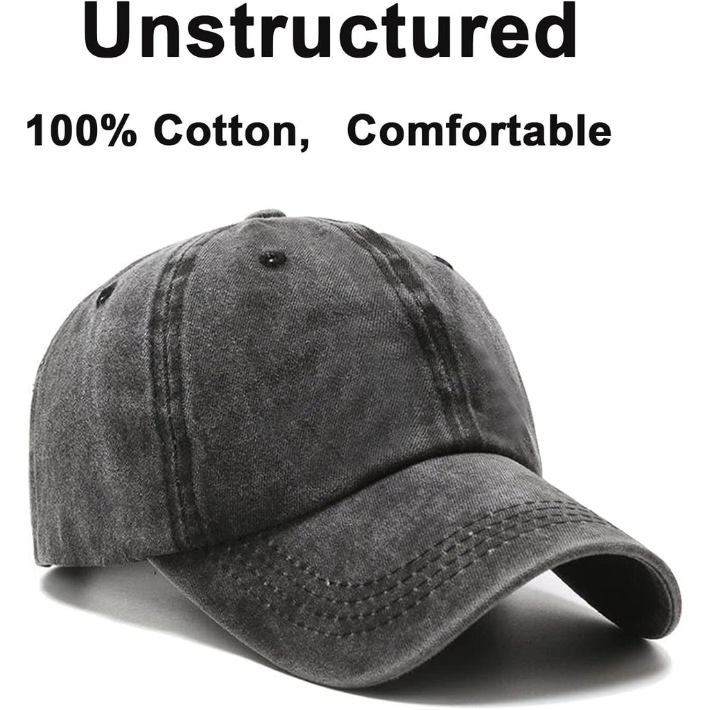 Npjy Baseball Cap Golf Dad Hat Adjustable Original Classic Low Profile Cotton Hat Unconstructed Plain Cap Men Women