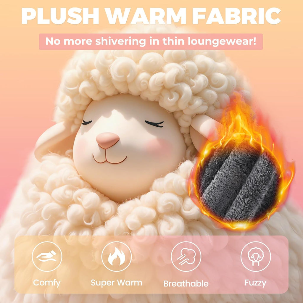 Mens Plush Robes Full Length, Big And Tall Fleece Hooded Bathrobe Warm Fluffy Cozy Winter Housecoat Floor Length