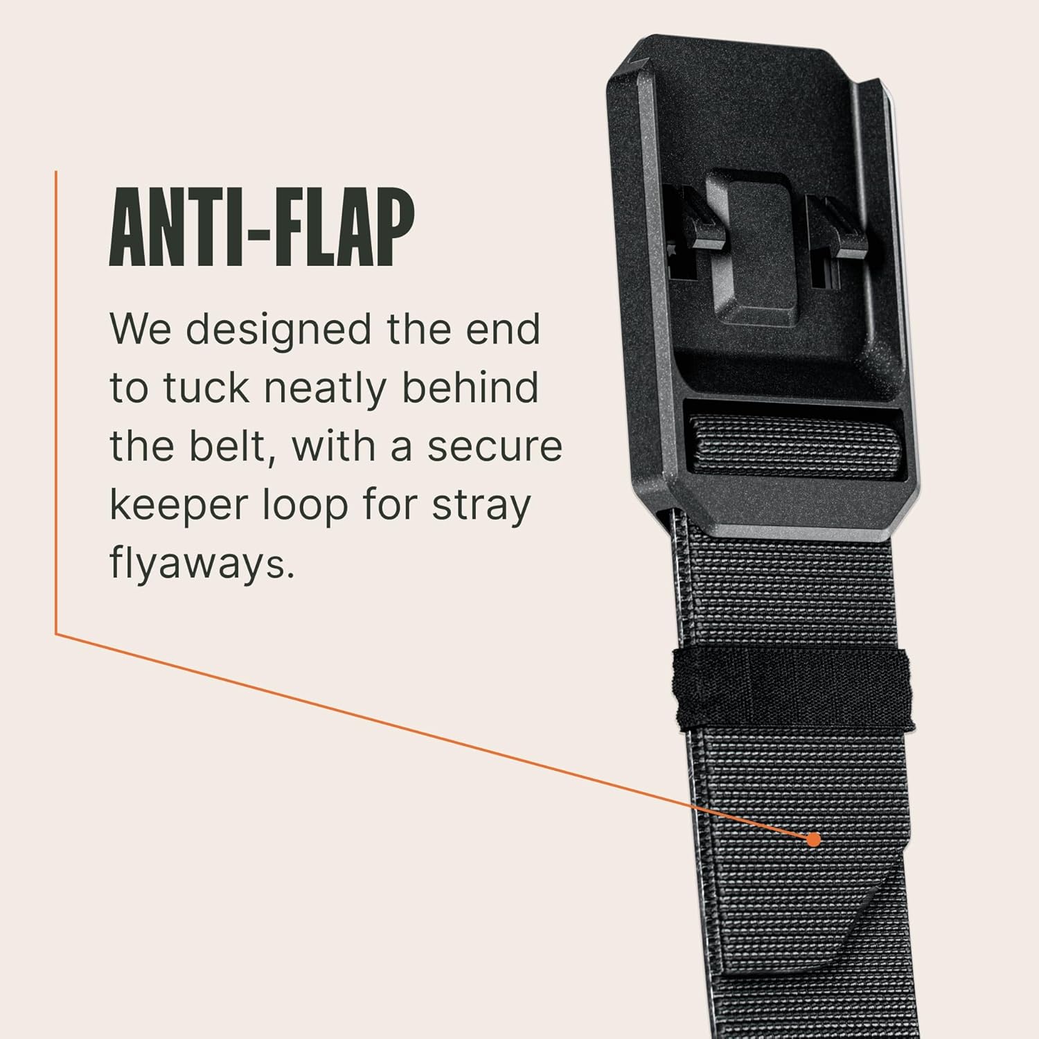 Groove Life Groove Belt Og - Men'S Work Belt - Stretch Nylon, Magnetic Buckle, Adjustable, Comfortable, Tactical, Edc