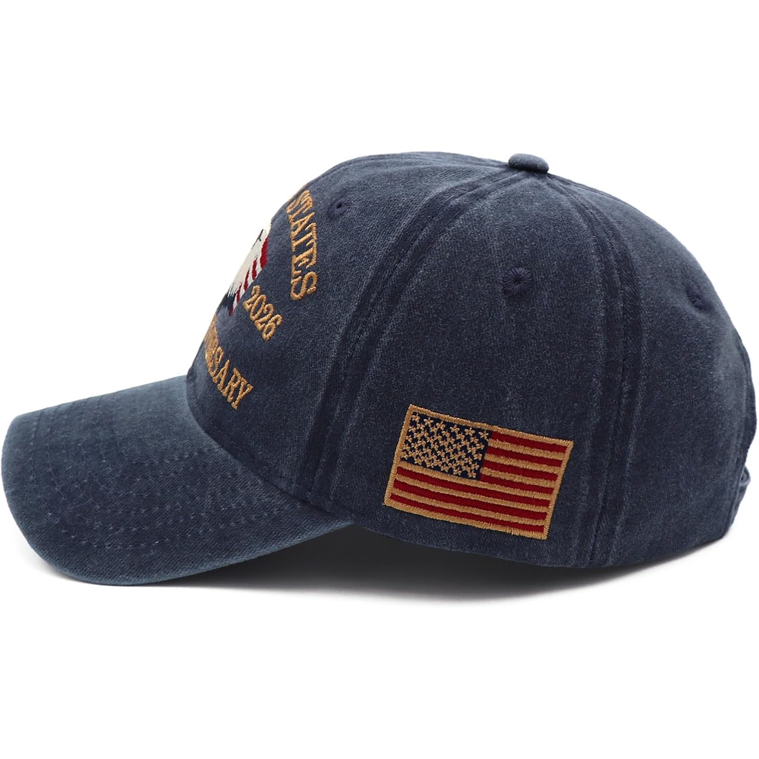 United States 250Th Anniversary Hat,1776-2026 Eagle Embroidery Patriotic Baseball Cap,250 Anniversary Usa Hat For Men Women