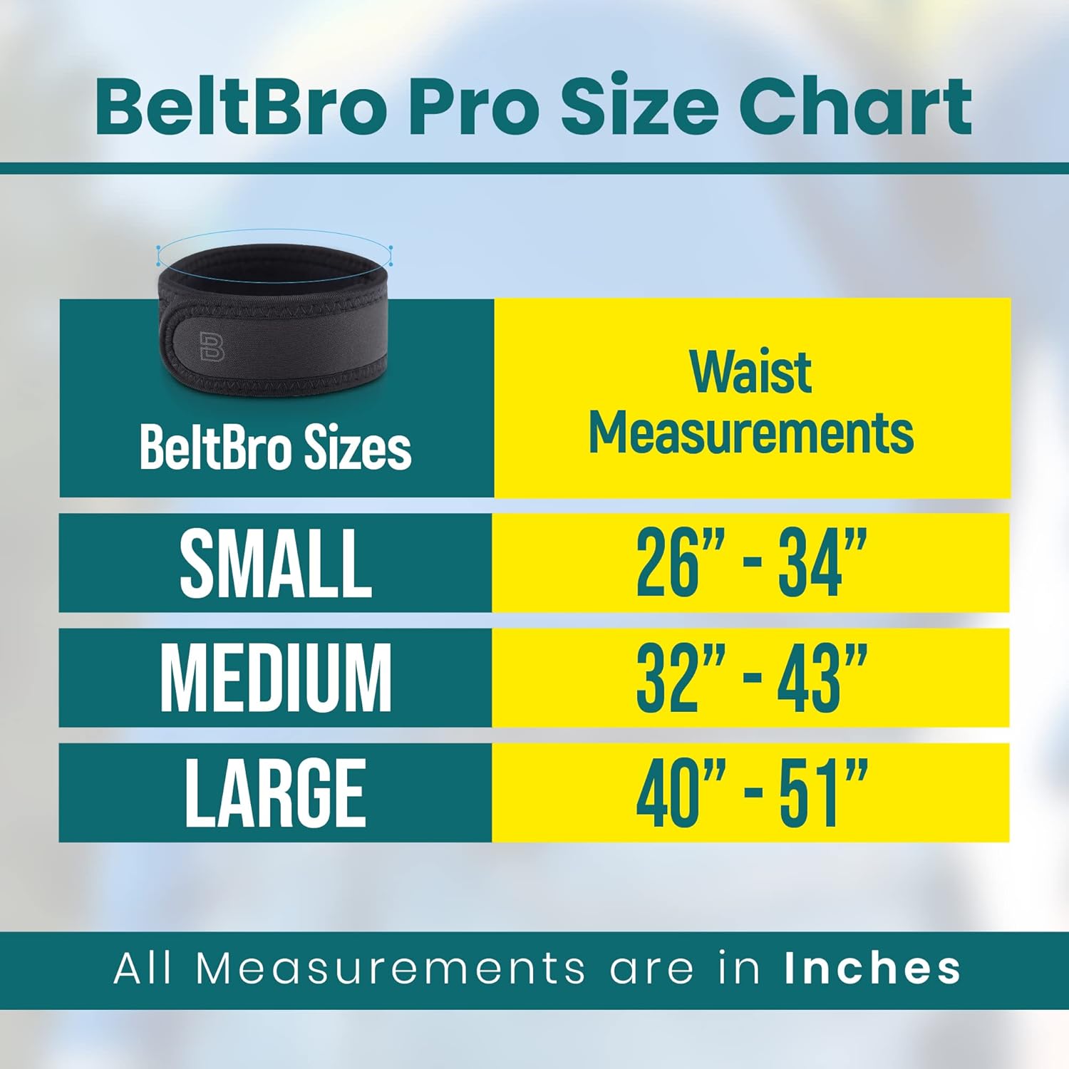 Beltbro Pro For Men – Next Generation Beltpro Buckle-Free Elastic Belt With Ultra-Soft Edge Padding - Fits 1.5 In Belt Loops
