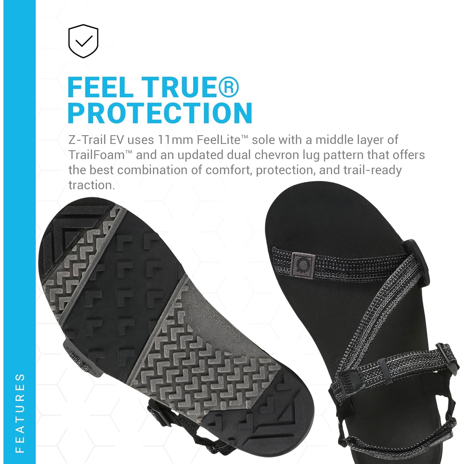 Xero Shoes Men'S Z-Trail Ev Barefoot Hiking Sandals