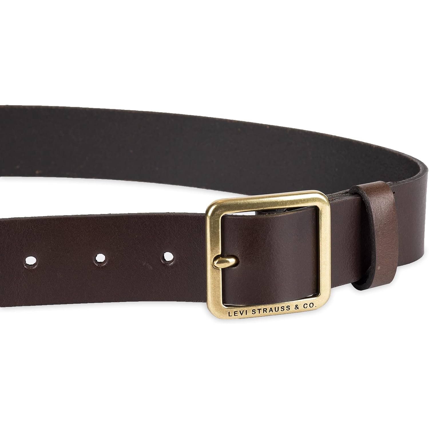 Levi's Womens Casual Leather Belt With Square Buckle