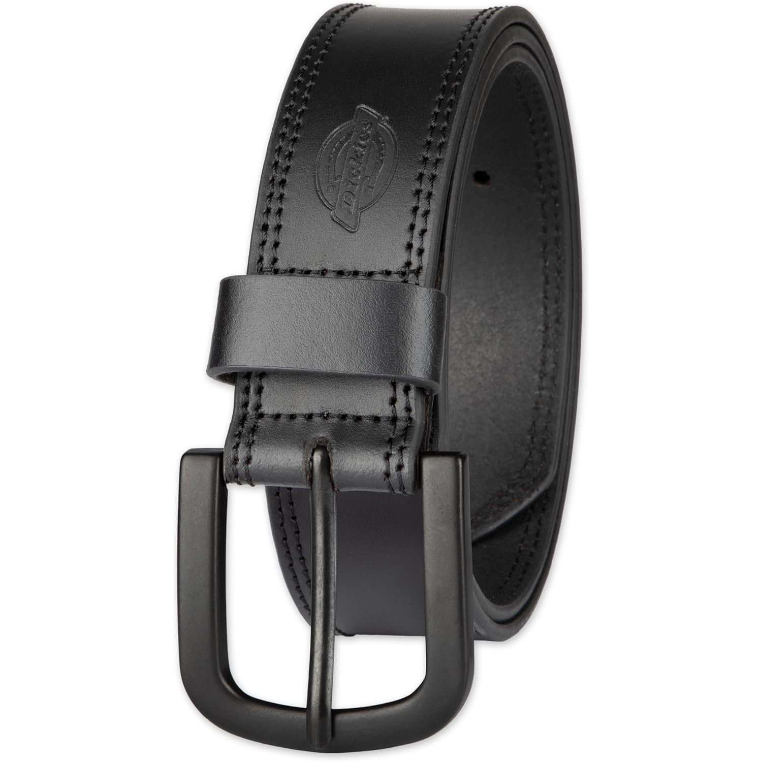 Dickies Mens Genuine Leather Belt – Durable Casual Style, Regular & Big And Tall Sizes
