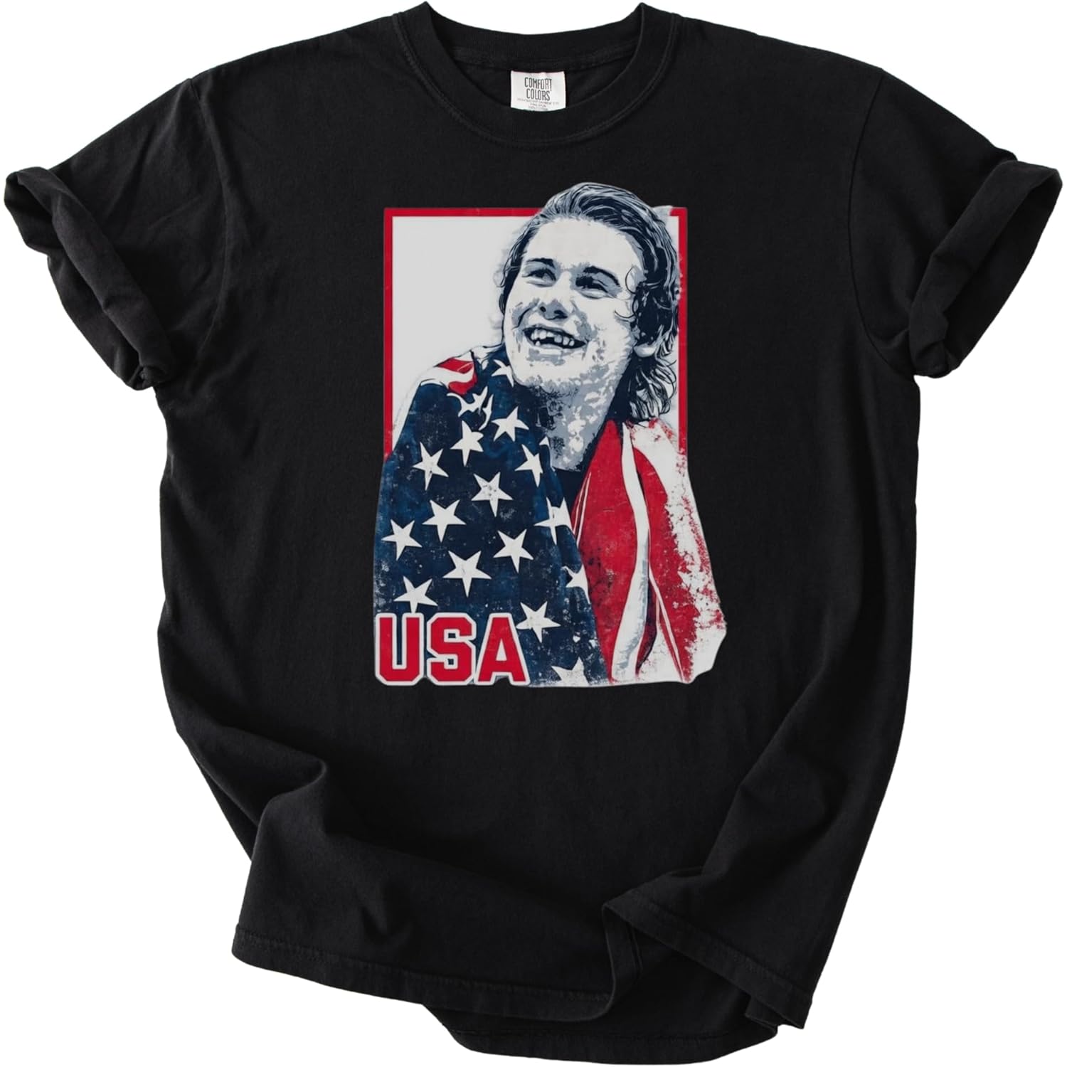 Jack Hughes Shirt – Usa Gold Hockey T-Shirt, New Jersey Hockey T-Shirt, Fan Graphic Tee For Game Day & Sports Supporters