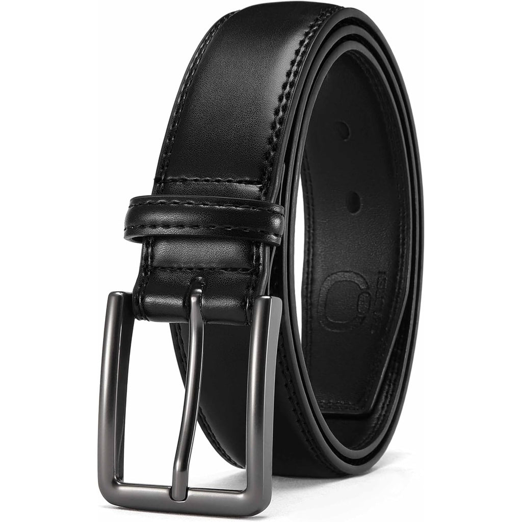 Chaoren Mens Belt Leather - 1 3/8" Dress Belts For Men - Considerate Gift For Work Business Casual Jeans