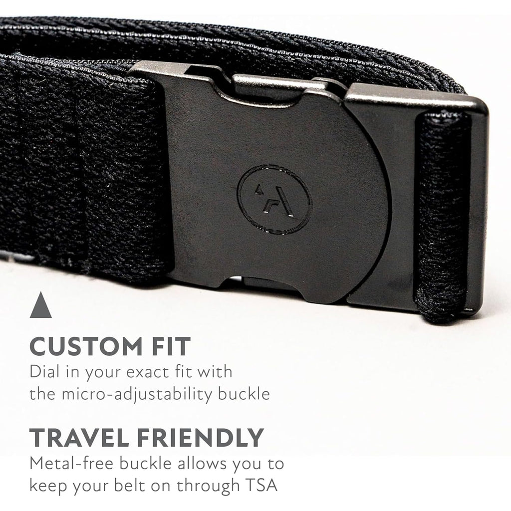Arcade The Original Unisex Adventure Belt, Heavy Duty Elastic Webbing, Non-Metal Travel Friendly Buckle