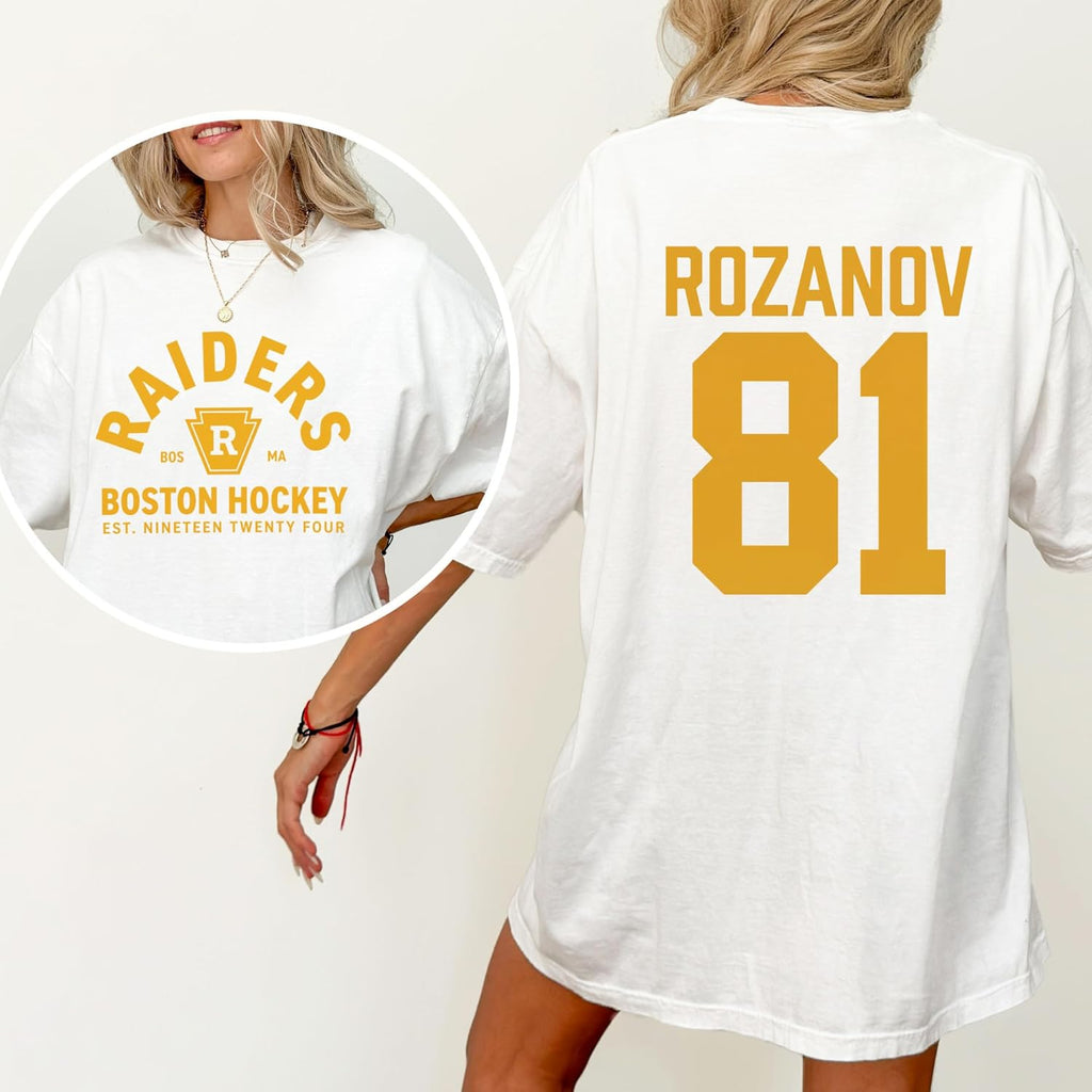 Ily-A Roz-Anov Shirts, Huds-On Connor Shirt – Heated Inspired Sports Romance T-Shirt, Hockey Fan Tee, Booktok Viral Gift For Women And Men