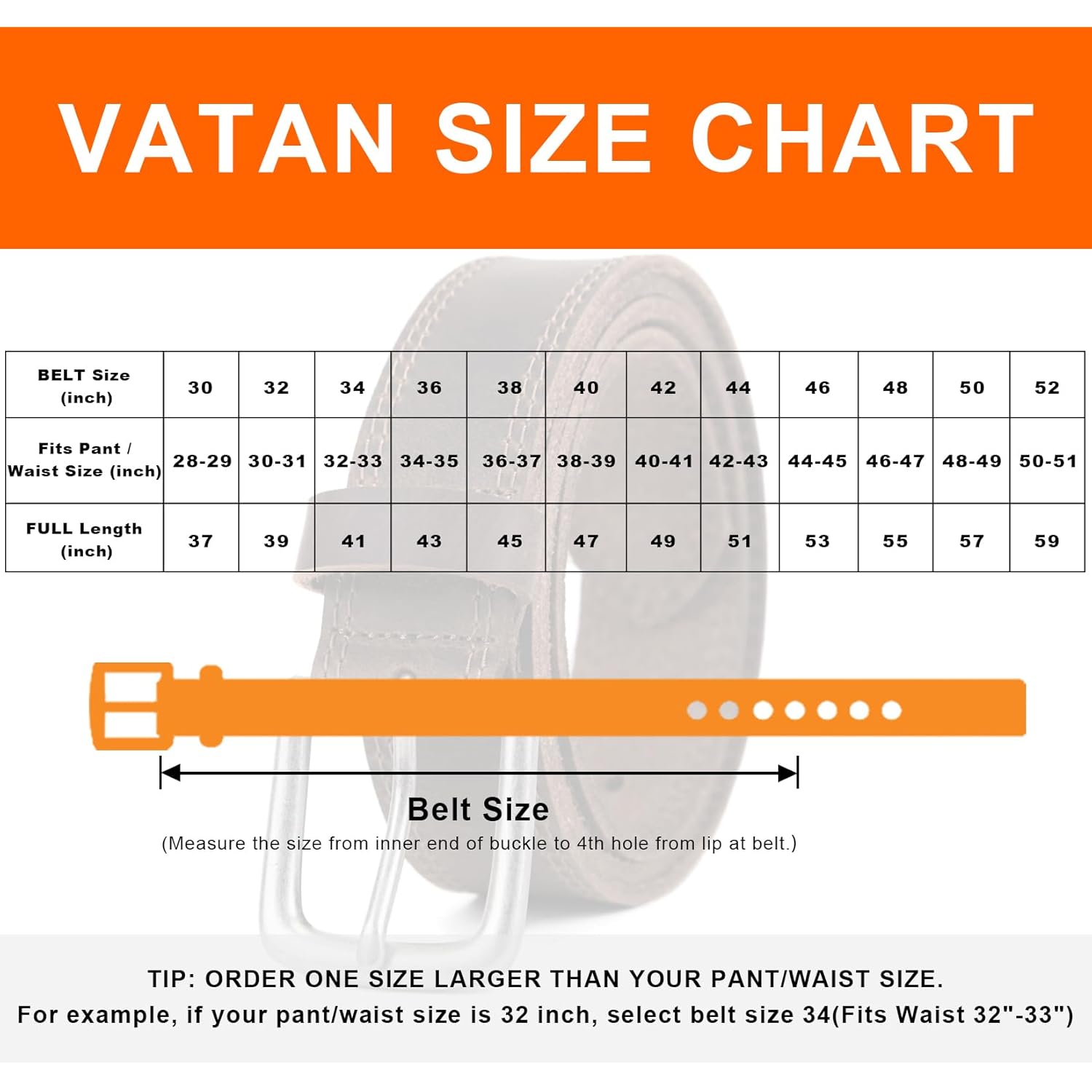 Vatan Men'S Genuine Leather Casual Every Day Jeans Belts, Handmade Men Leather Belt With Gift Box