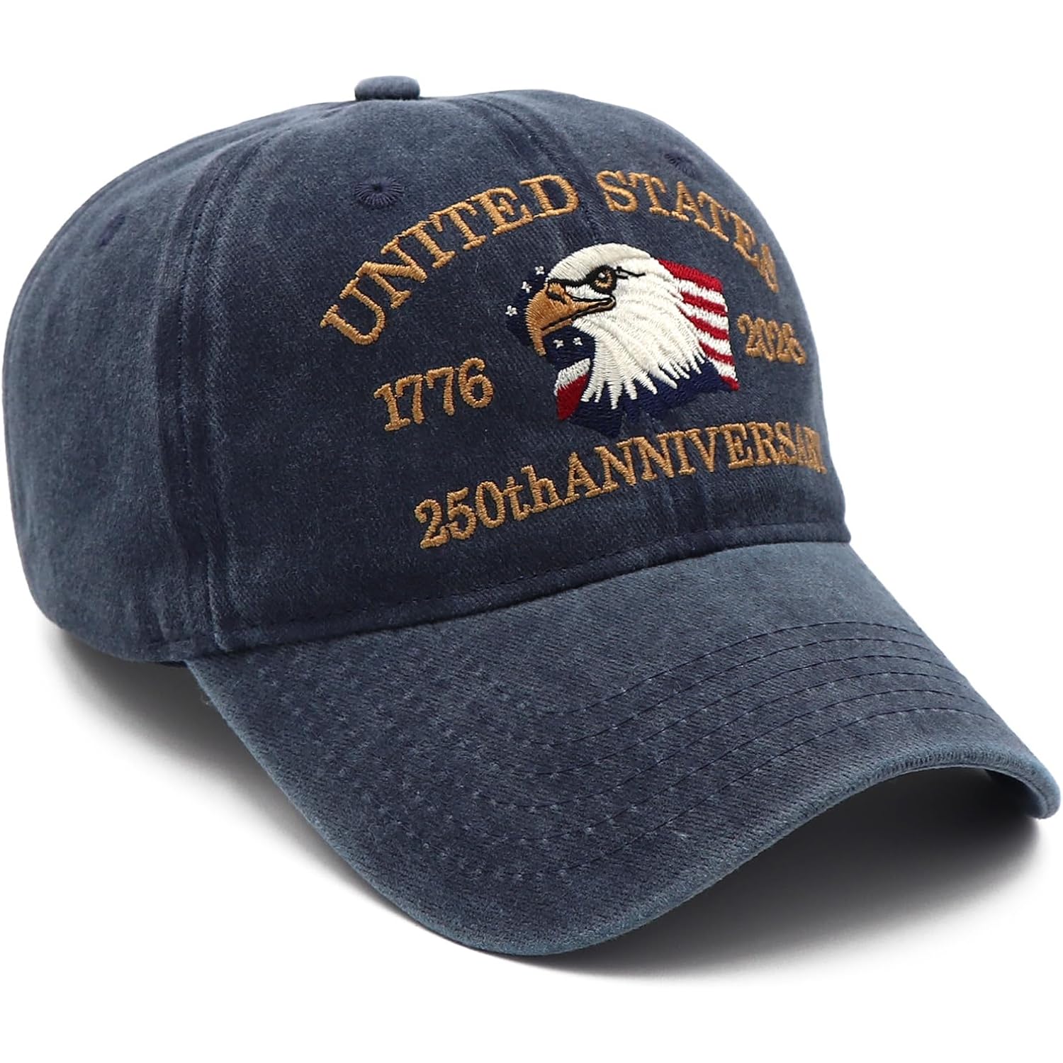 250Th Anniversary Usa Hat United States 250 Year American Anniversary Hat Eagle Patriotic Embroidery Baseball Cap